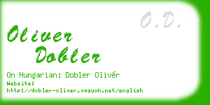 oliver dobler business card